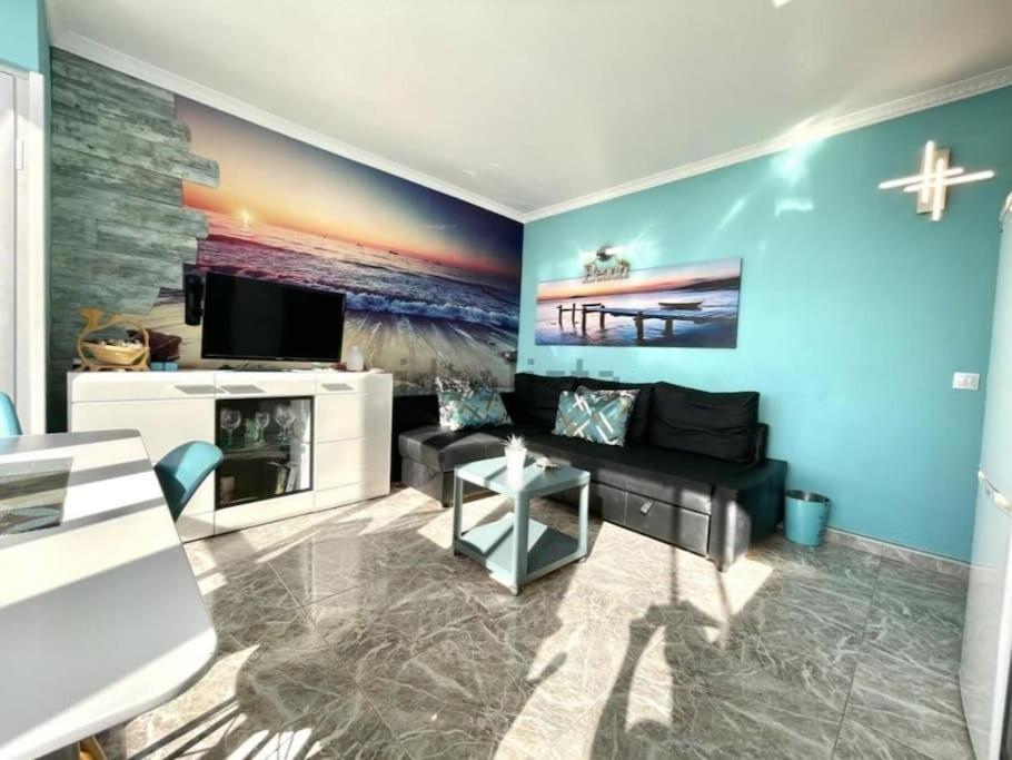 Traumhafte Wohnung Mit Panoramablick Und Pool Playa del Inglés Exterior foto