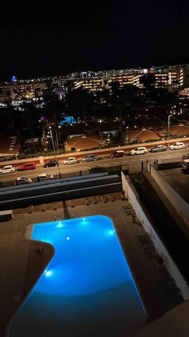 Traumhafte Wohnung Mit Panoramablick Und Pool Playa del Inglés Exterior foto